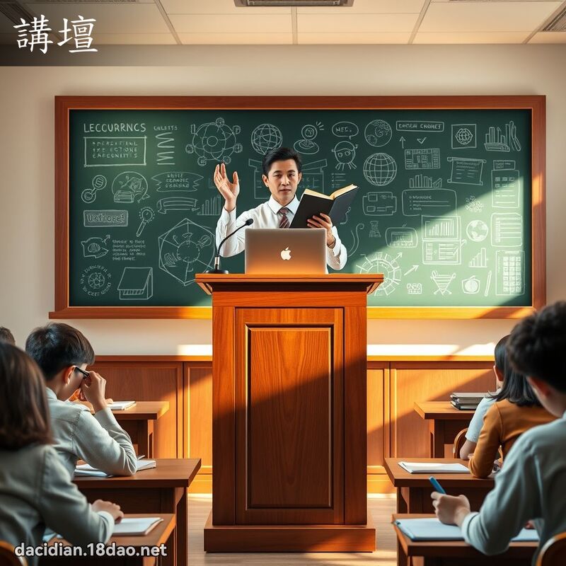 講壇 - 國語大辭典配圖