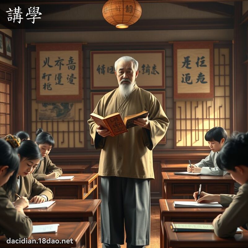 講學 - 國語大辭典配圖
