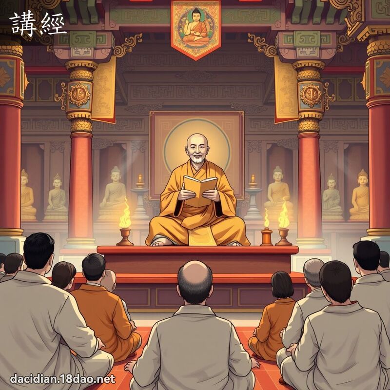 講經 - 國語大辭典配圖