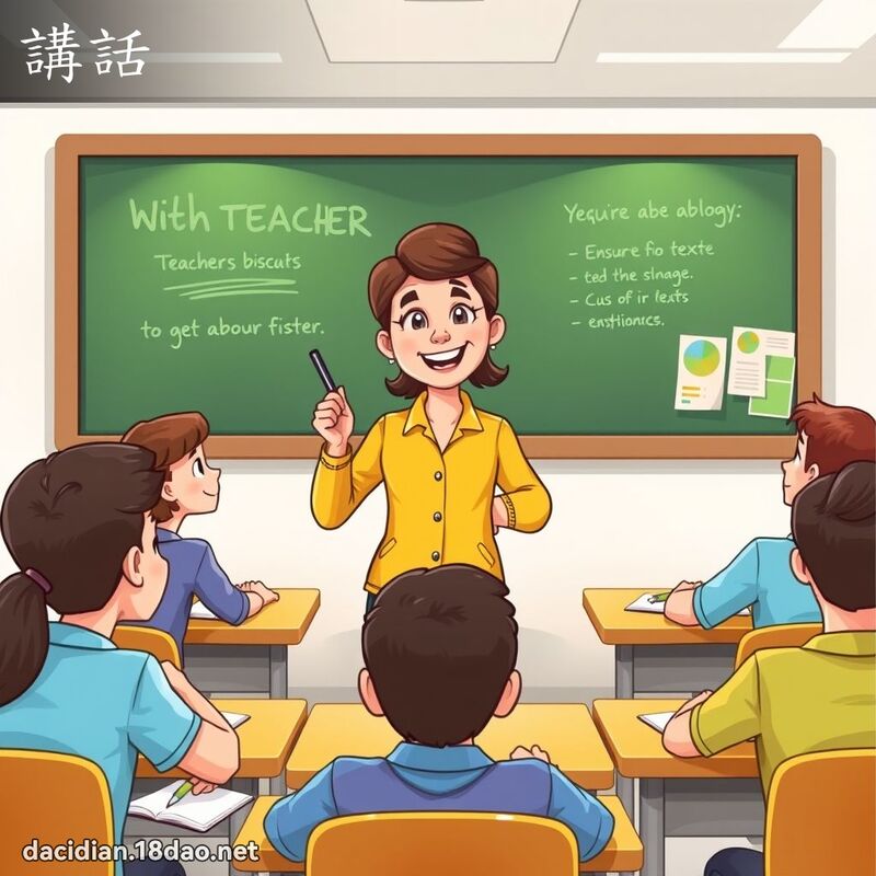 讲话 - 国语大辞典配图