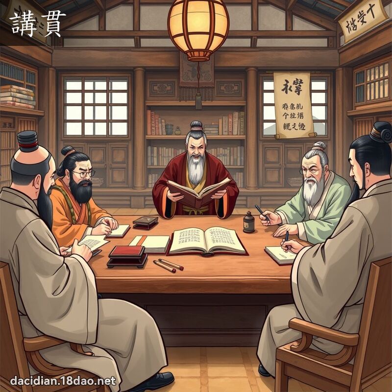 講貫 - 國語大辭典配圖