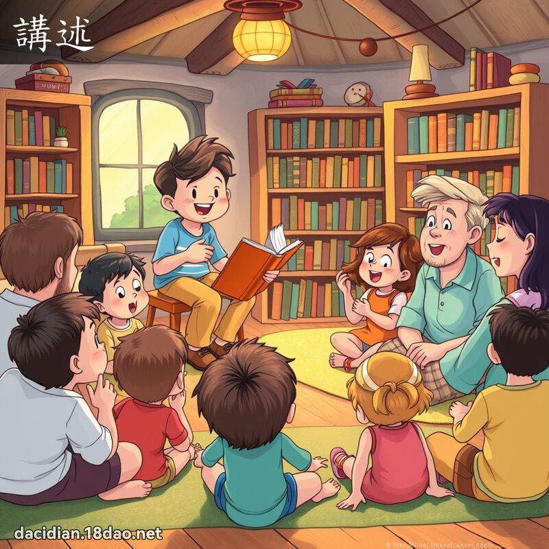 講述 - 國語大辭典配圖
