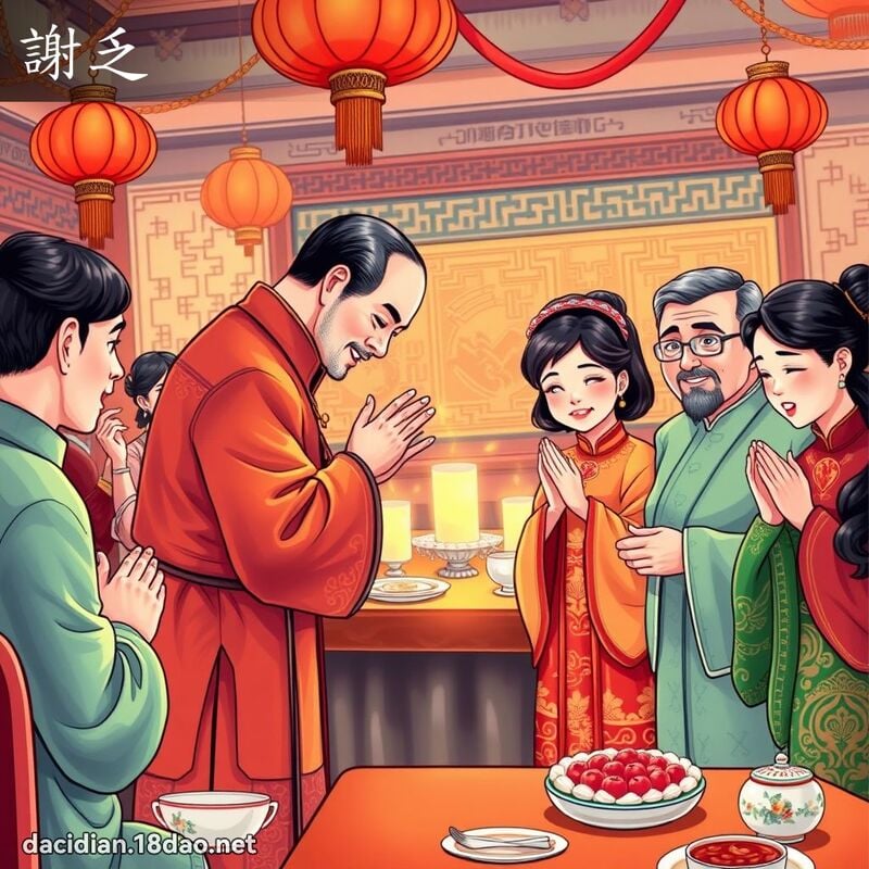 謝乏 - 國語大辭典配圖