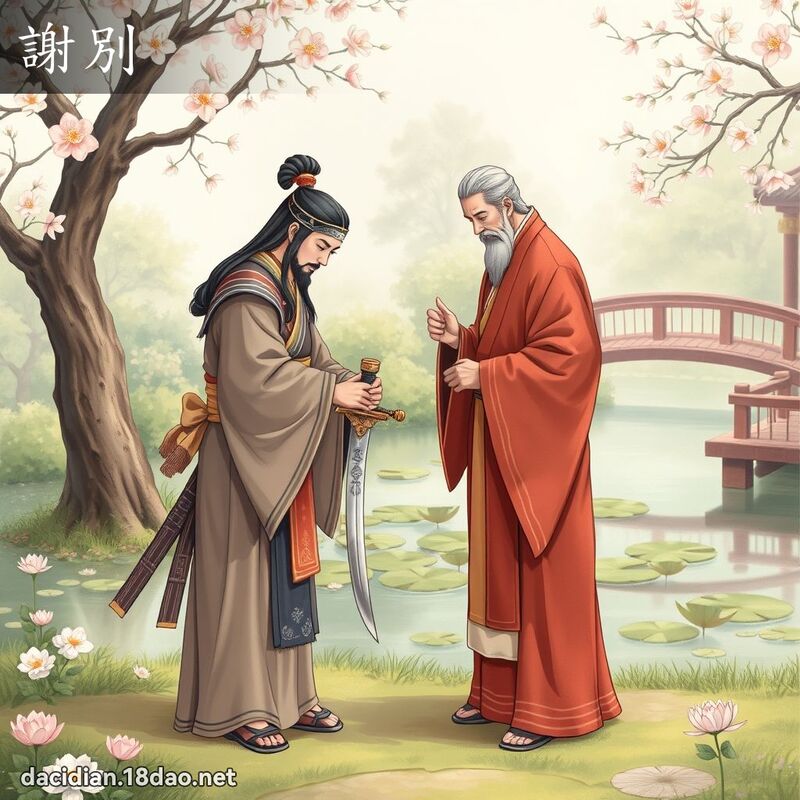 谢別 - 国语大辞典配图