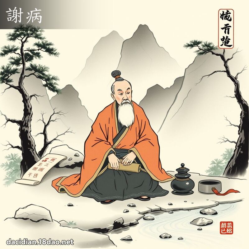 谢病 - 国语大辞典配图