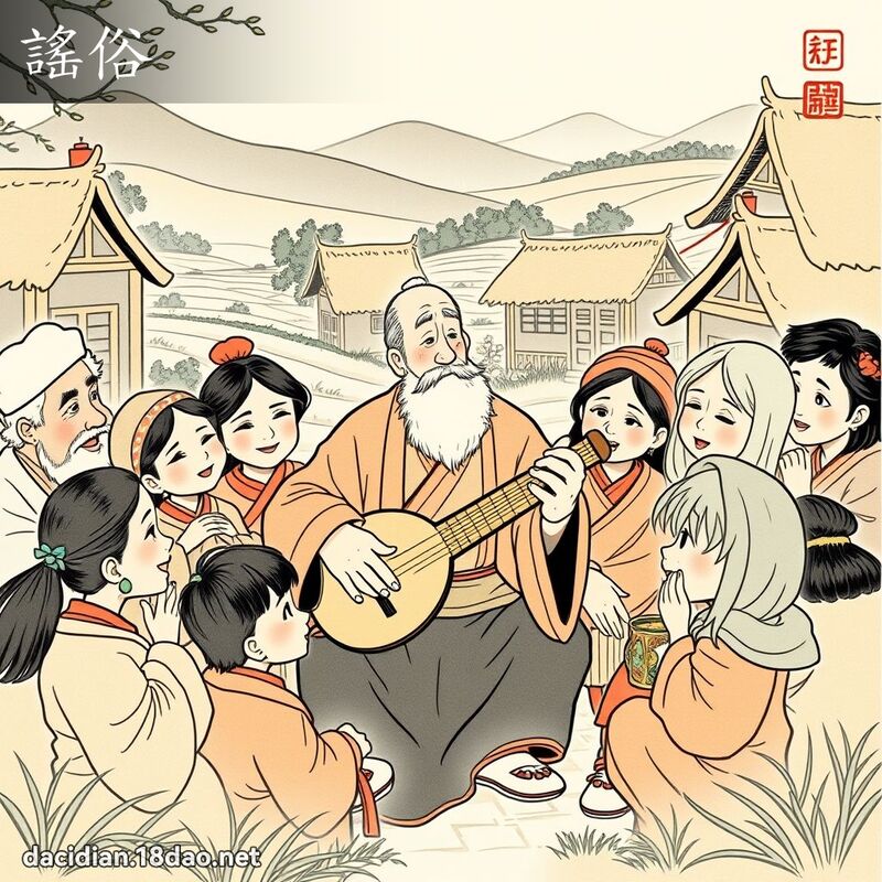 谣俗 - 国语大辞典配图