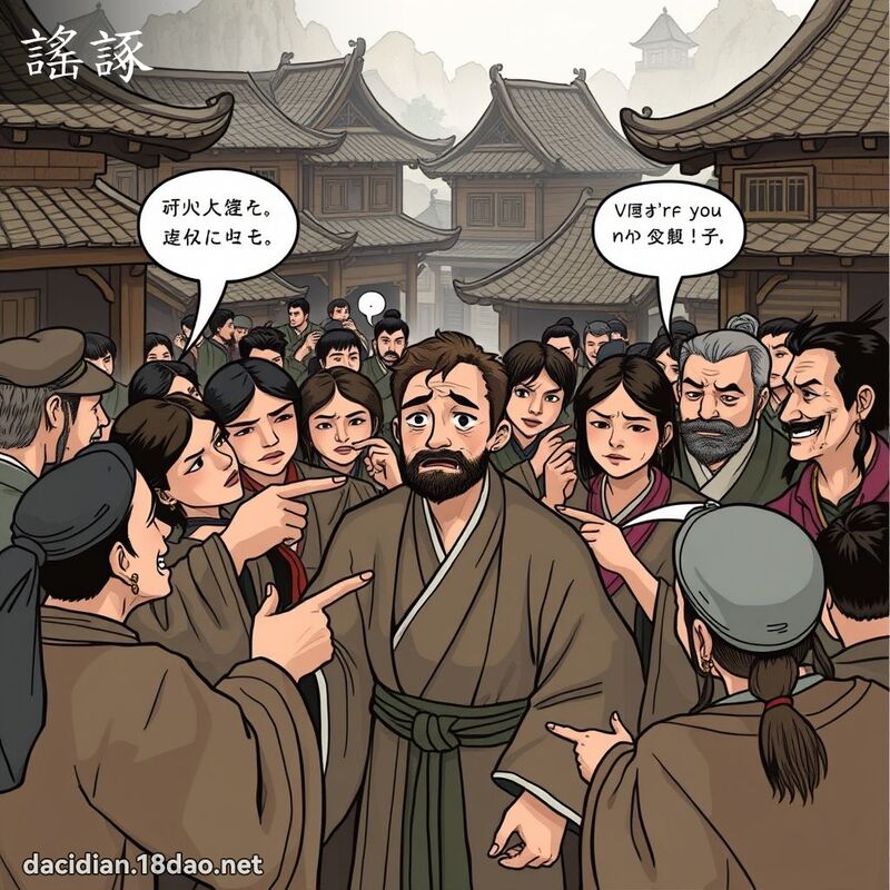 谣諑 - 国语大辞典配图