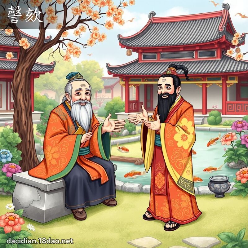 謦欬 - 國語大辭典配圖