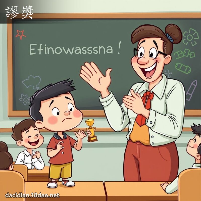 谬奖 - 国语大辞典配图