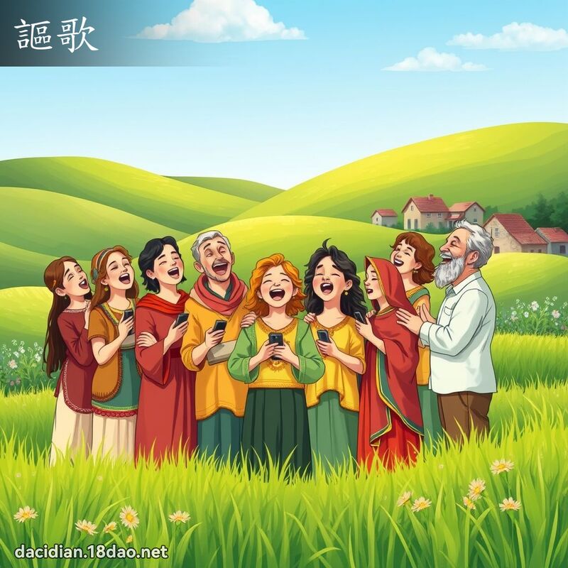 謳歌 - 国语大辞典配图