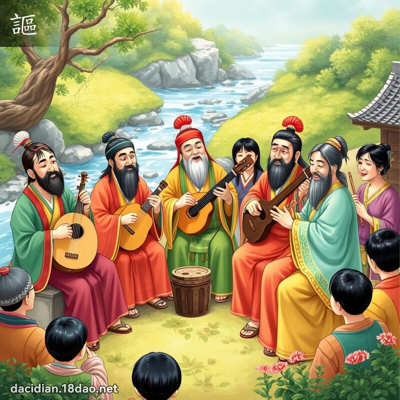 謳 - 国语大辞典配图