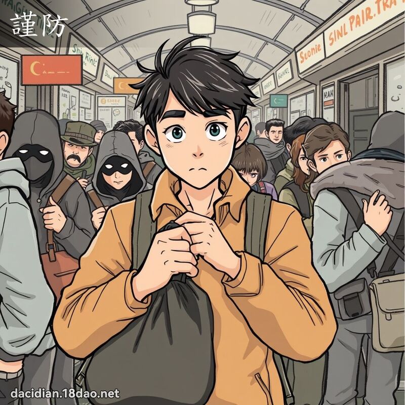 谨防 - 国语大辞典配图