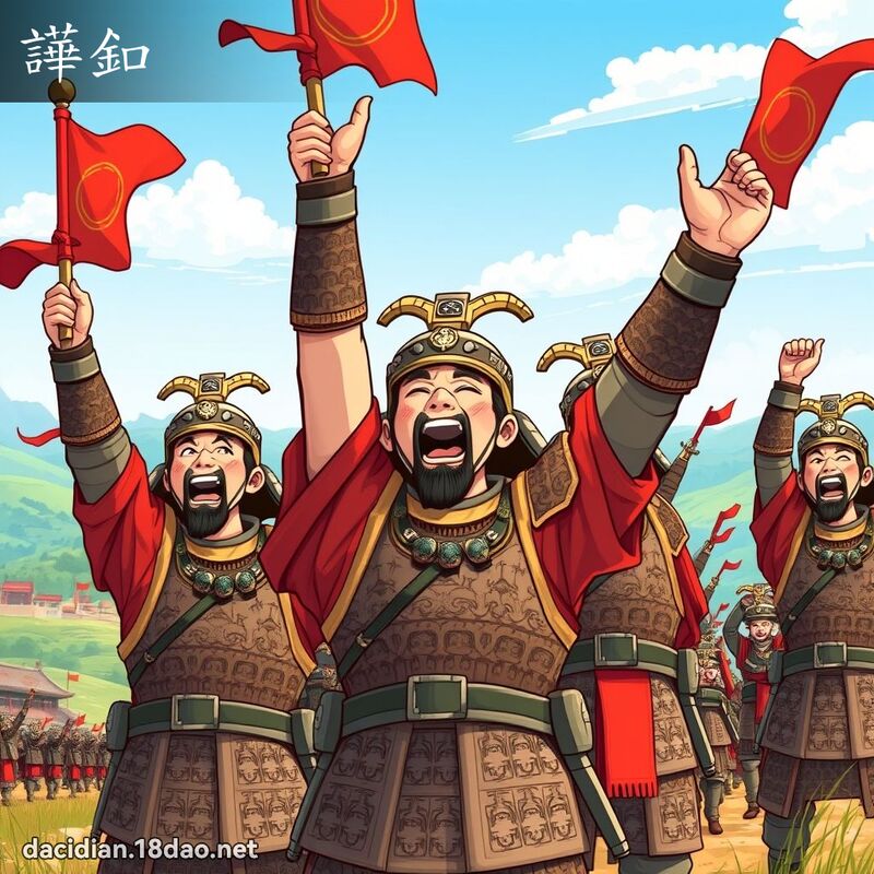 譁釦 - 國語大辭典配圖