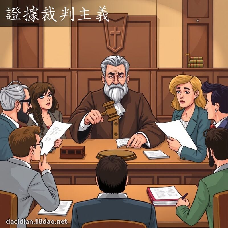 证据裁判主义 - 国语大辞典配图