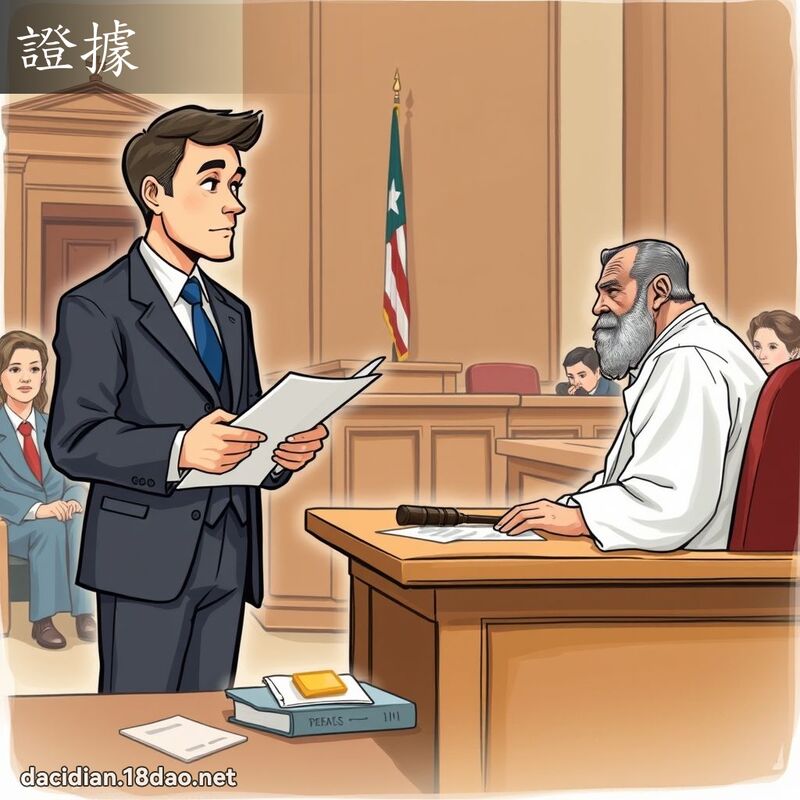 证据 - 国语大辞典配图