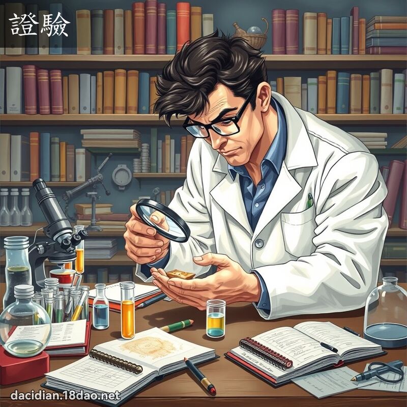證驗 - 國語大辭典配圖