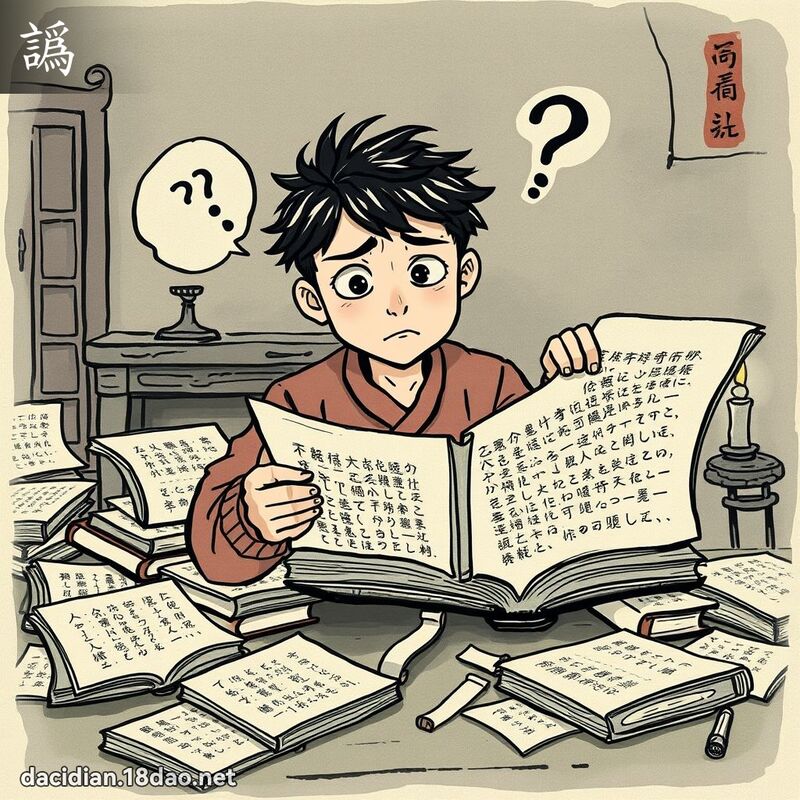 譌 - 國語大辭典配圖