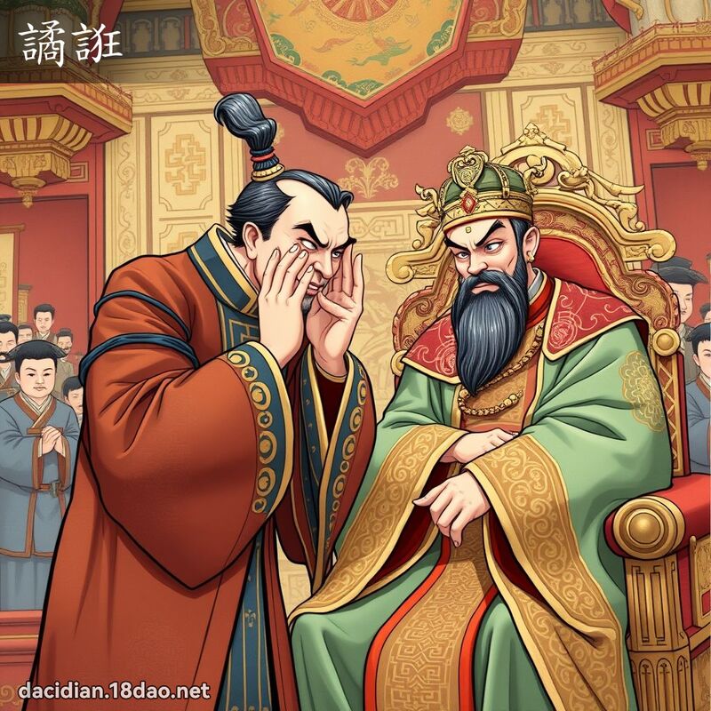 譎誑 - 國語大辭典配圖