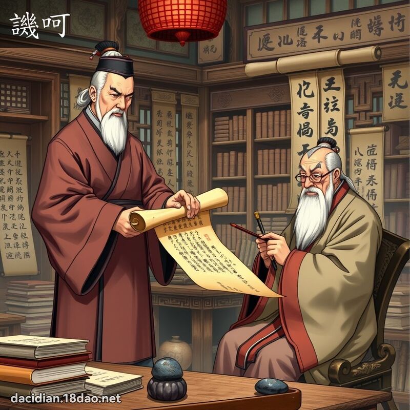 讥呵 - 国语大辞典配图
