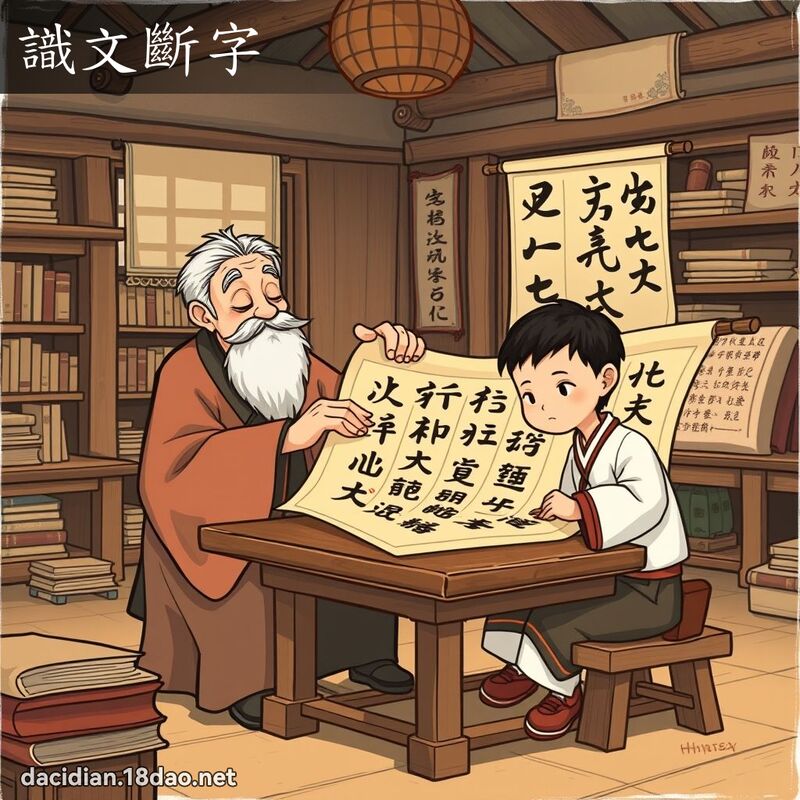 识文断字 - 国语大辞典配图