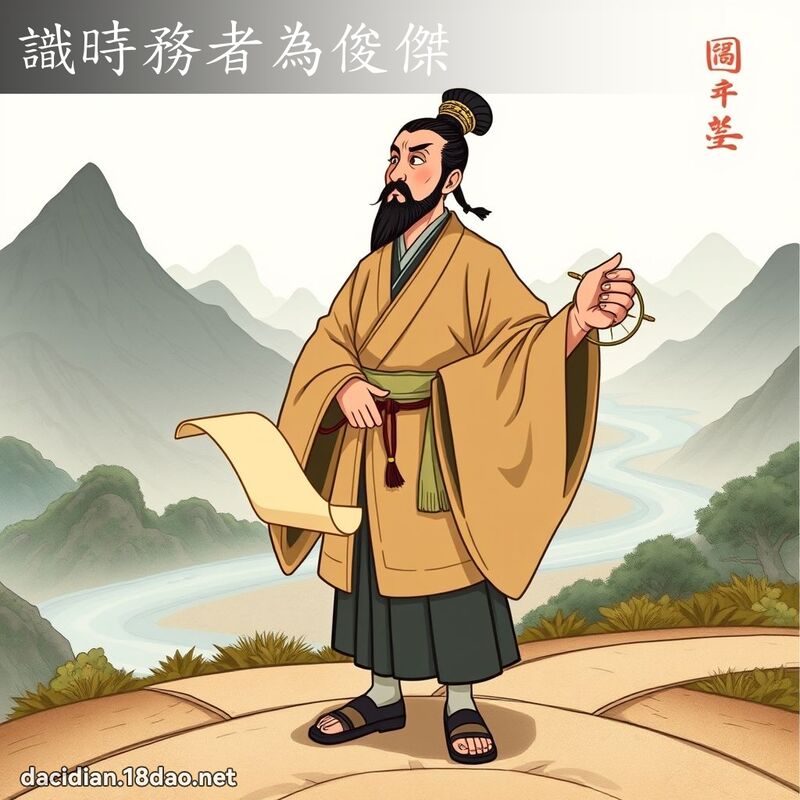 識時務者為俊傑 - 國語大辭典配圖