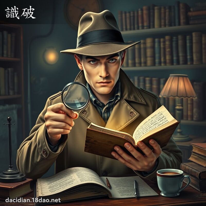 識破 - 國語大辭典配圖