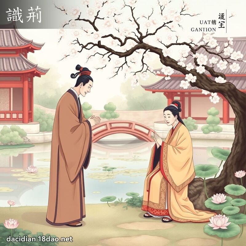 识荆 - 国语大辞典配图