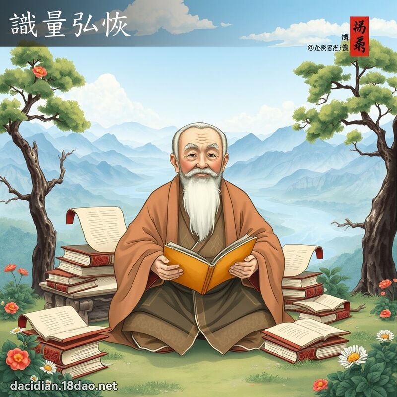 识量弘恢 - 国语大辞典配图