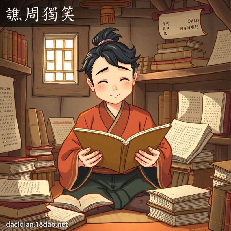 譙周獨笑 - 國語大辭典配圖