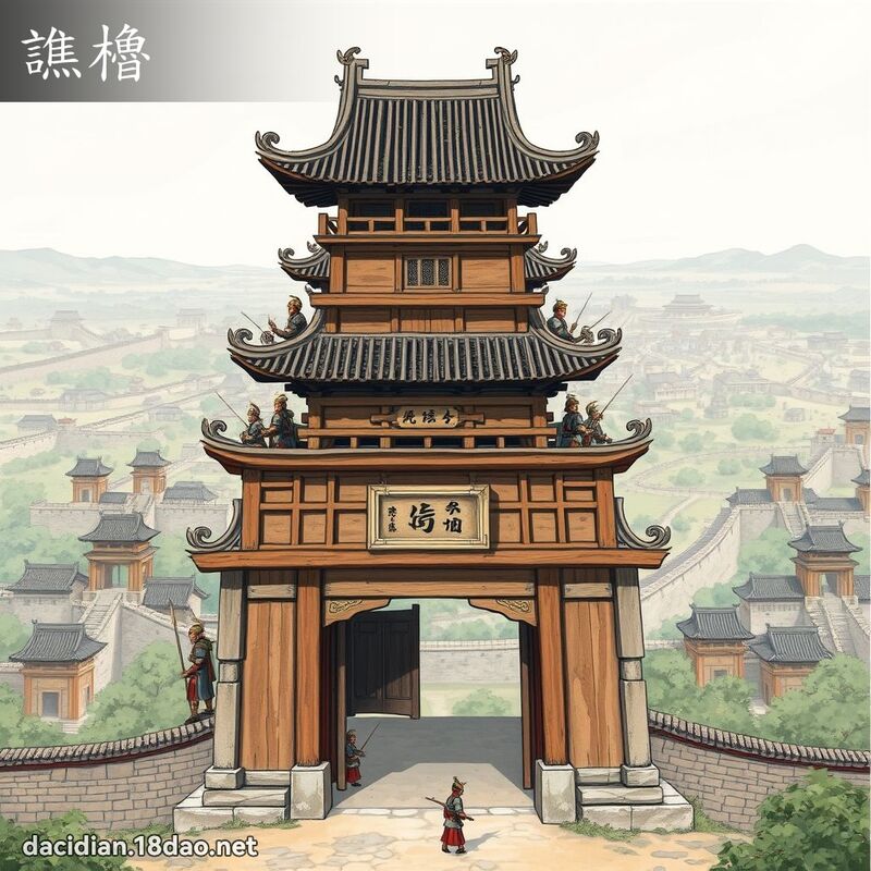 譙櫓 - 国语大辞典配图