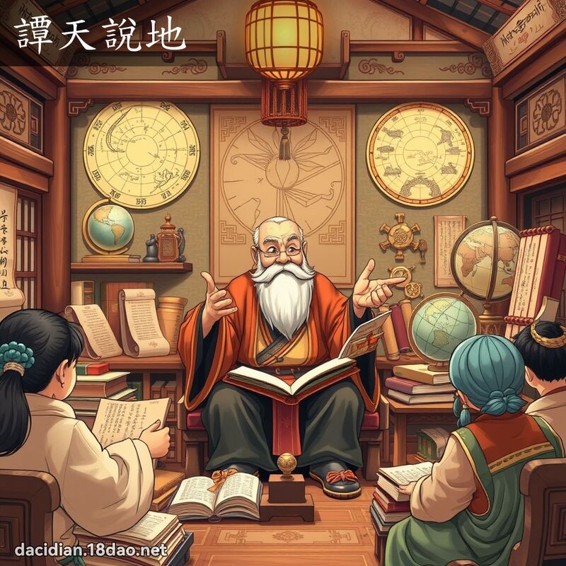 谭天说地 - 国语大辞典配图