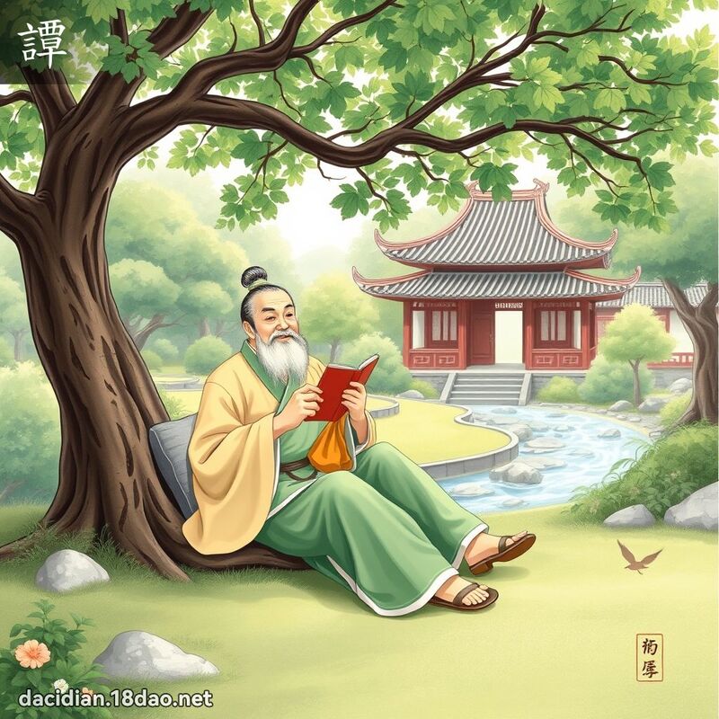 譚 - 國語大辭典配圖