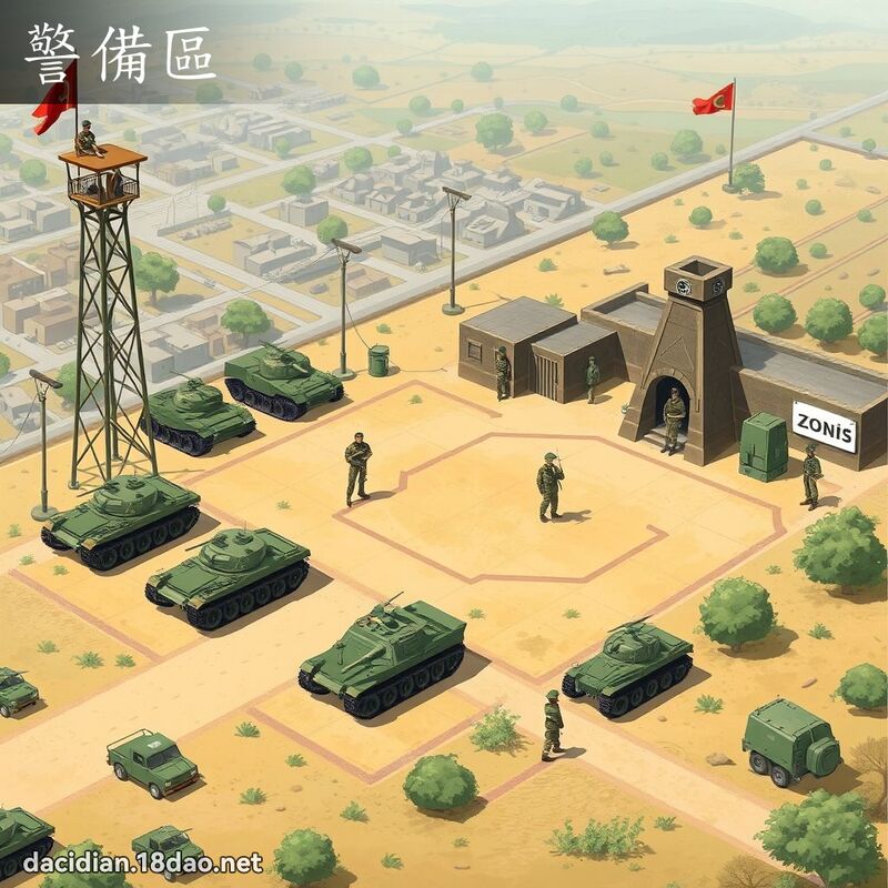 警備區 - 國語大辭典配圖