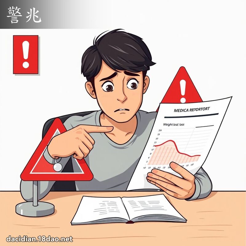 警兆 - 国语大辞典配图