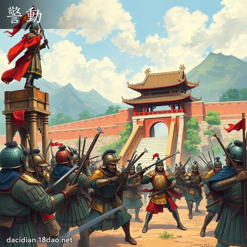 警动 - 国语大辞典配图