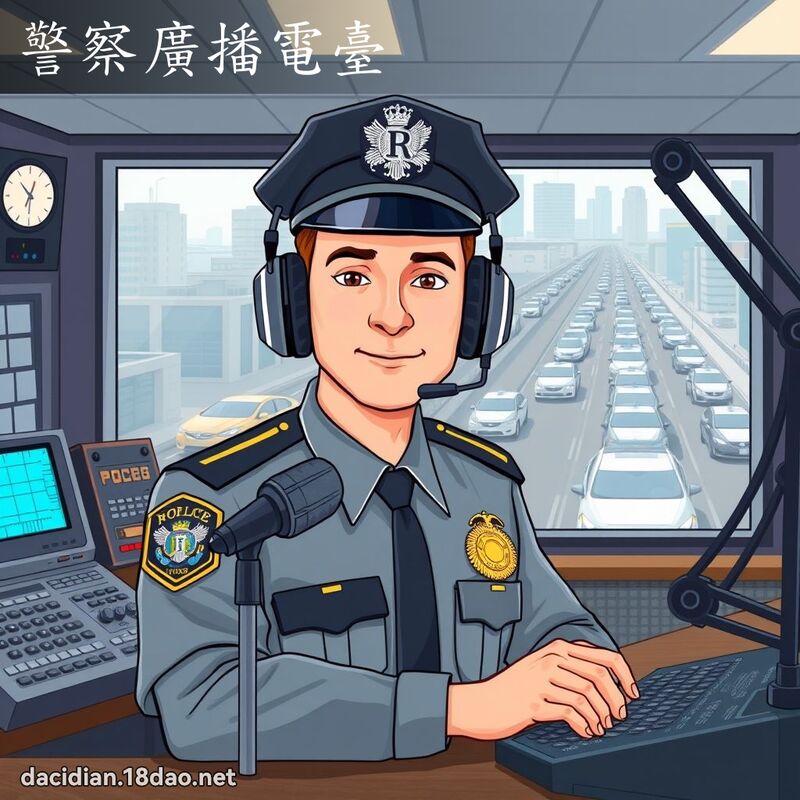 警察广播电台 - 国语大辞典配图
