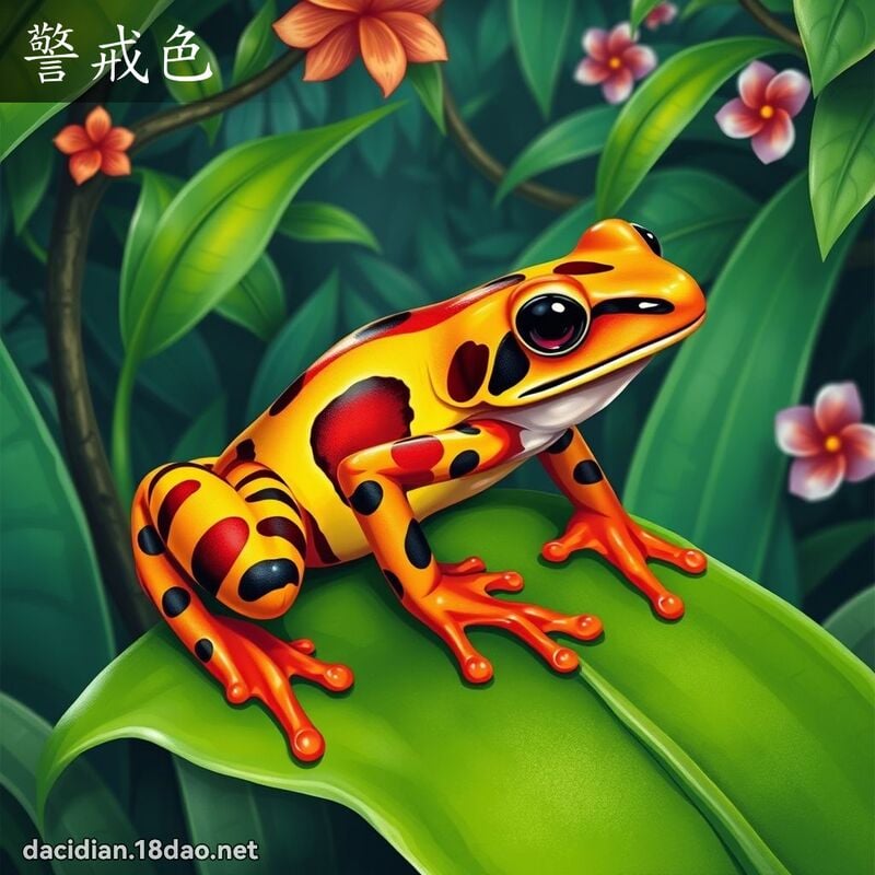 警戒色 - 國語大辭典配圖
