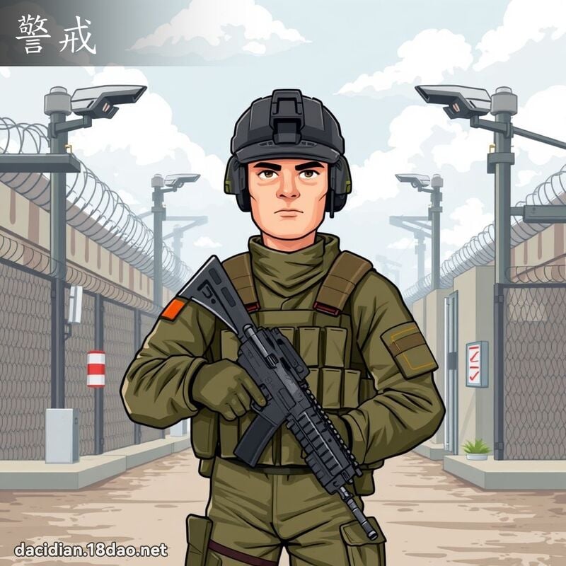 警戒 - 國語大辭典配圖
