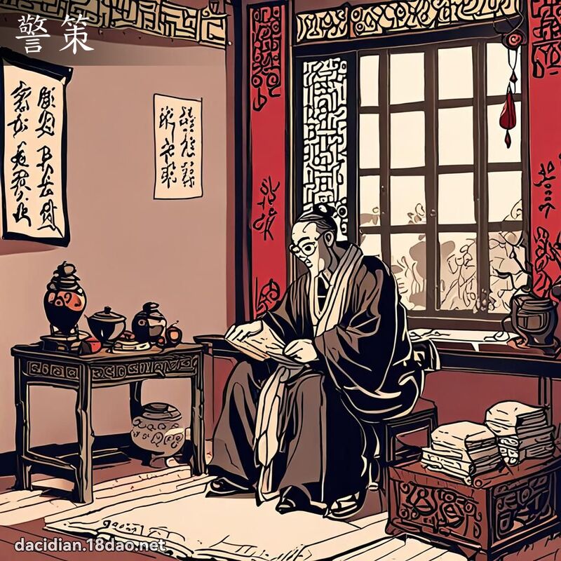 警策 - 国语大辞典配图