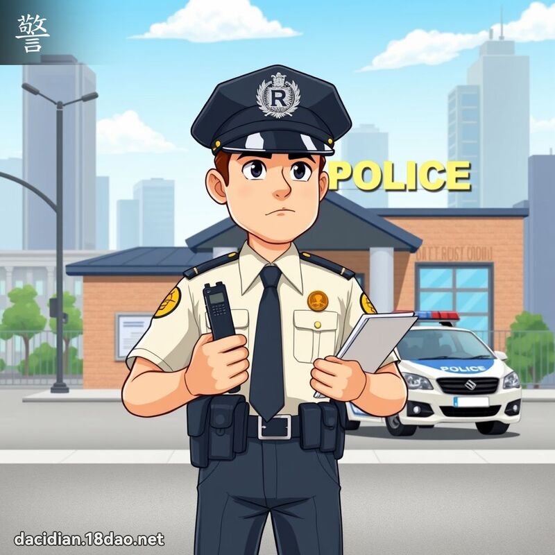 警 - 國語大辭典配圖