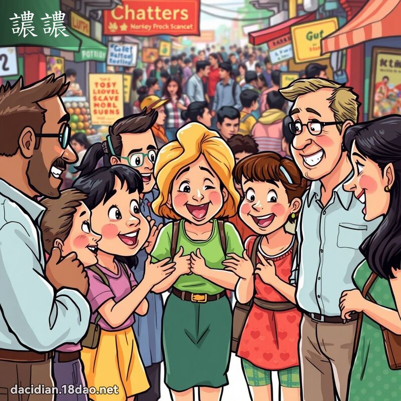 譨譨 - 国语大辞典配图