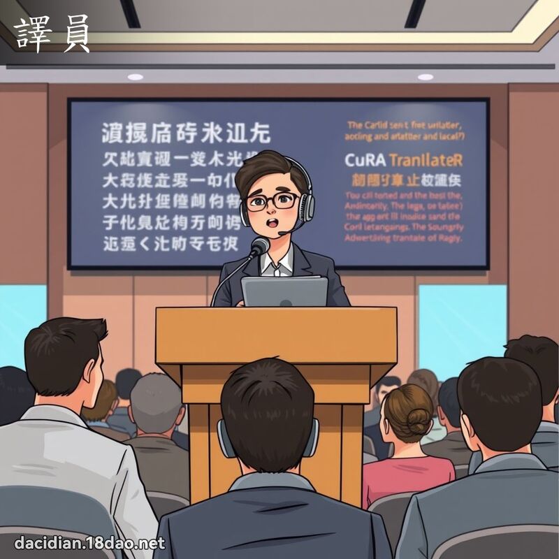 译员 - 国语大辞典配图