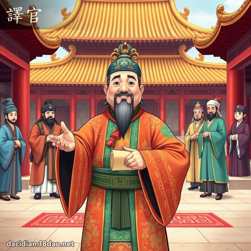 译官 - 国语大辞典配图