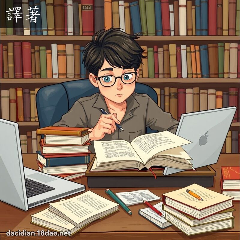 译著 - 国语大辞典配图