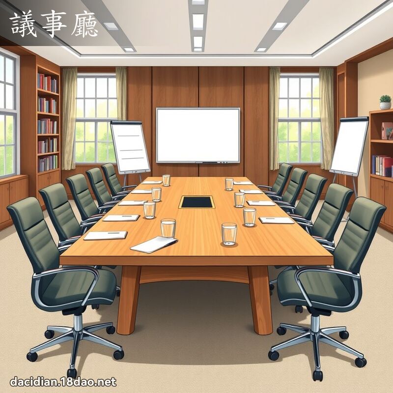 議事廳 - 國語大辭典配圖