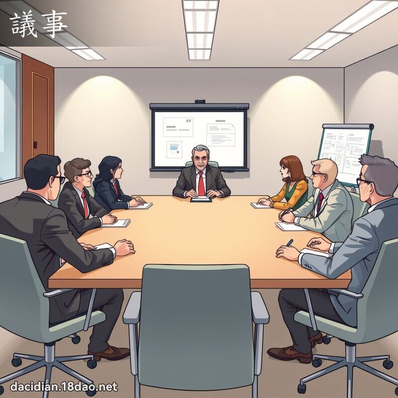 議事 - 國語大辭典配圖
