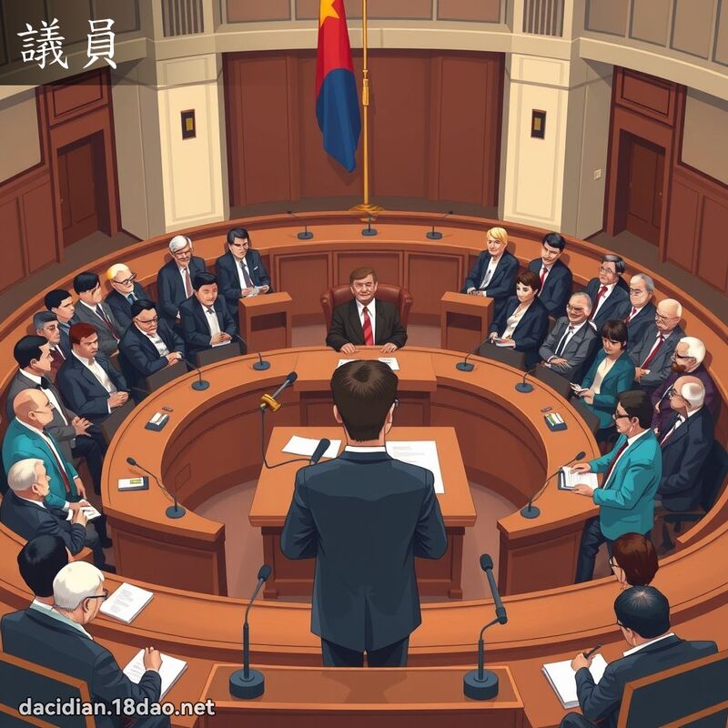 議員 - 國語大辭典配圖