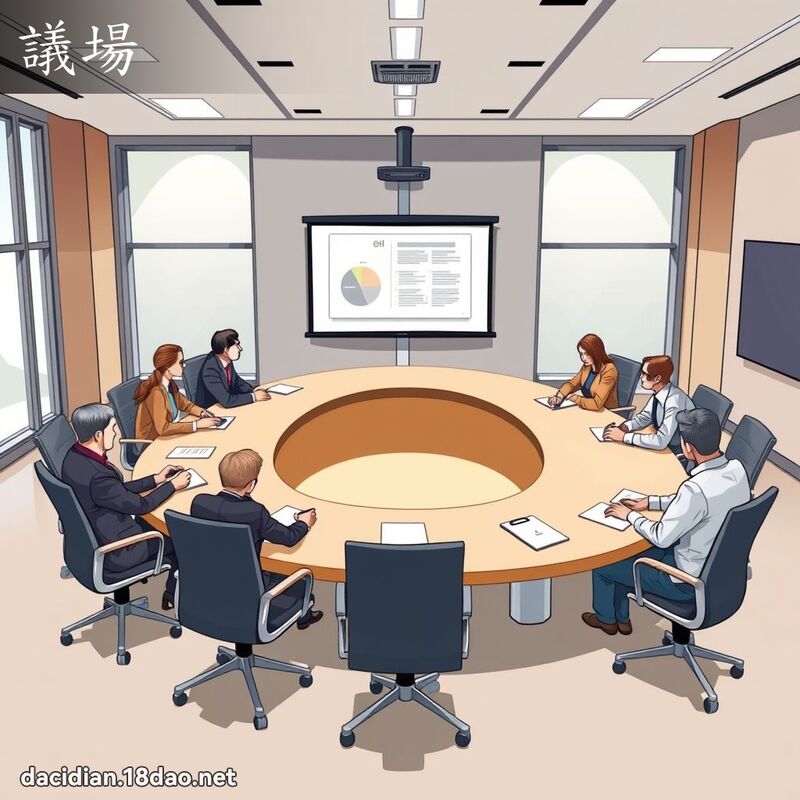 議場 - 國語大辭典配圖