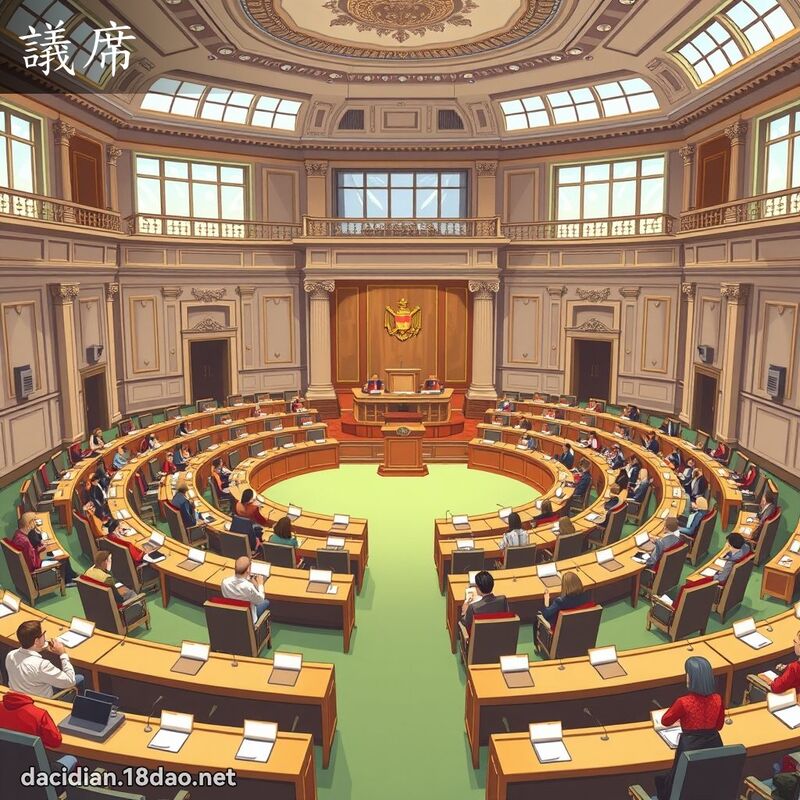 议席 - 国语大辞典配图