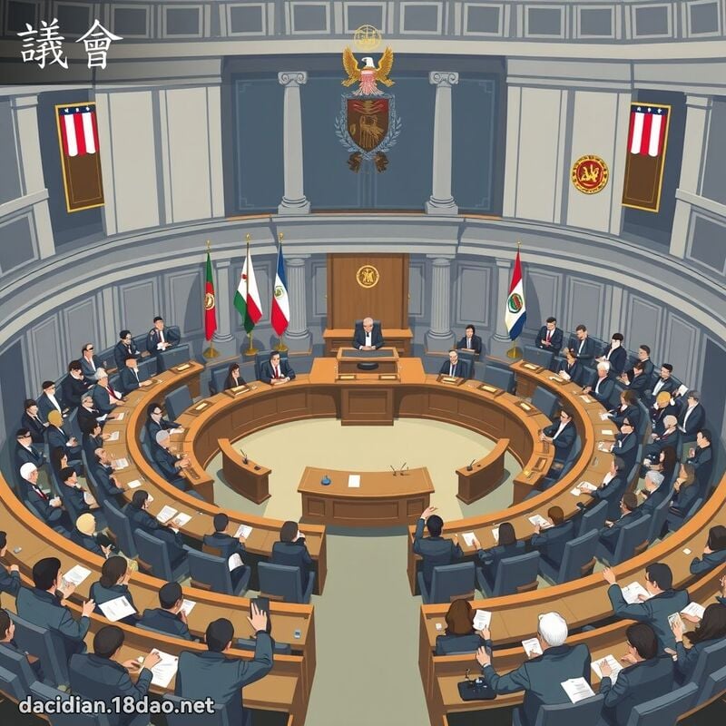 議會 - 國語大辭典配圖